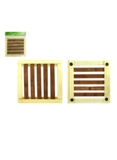 AL QADAH Bamboo Tablemat 17cm Natural Elegance for Your Dining Experience  - Image 2