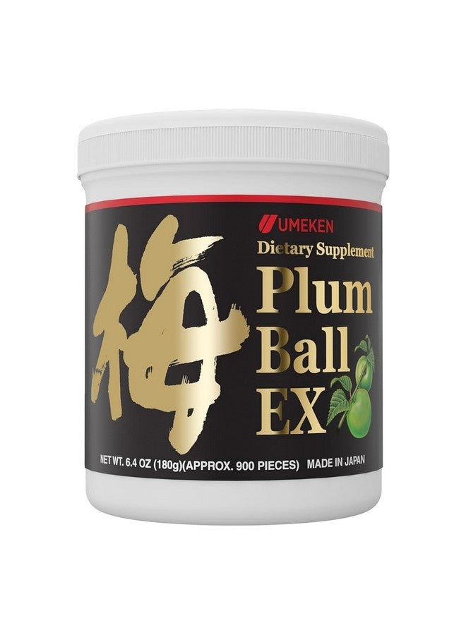 Umeken Plum Ball EX, Concentrated Extract with Antioxidants, Citric Acid and Mumefural, Daily Supplement, Japanese Green Plum Extract, 3 Month Supply, 6.4oz, 180g Bottle, Pack of 1 - Image 1