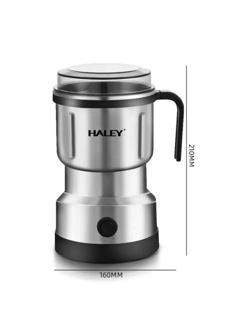 Haley Adjustable Stainless Steel 300W  Coffee Bean Grinder Electric Portable Coffee Grinder Multifunctional Mini Grinder Blender - Image 2