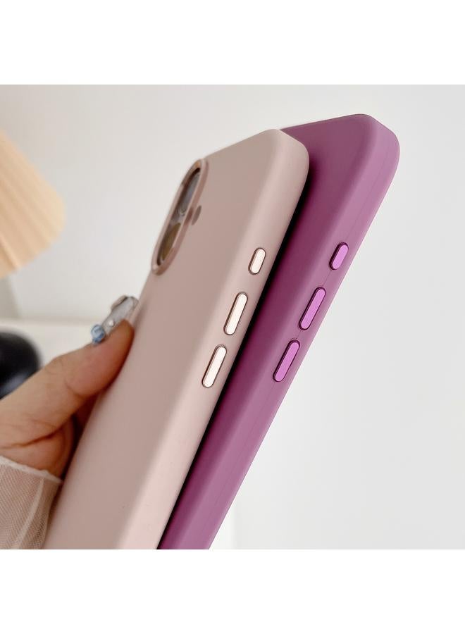 زبون جراب لهاتف iPhone 13 Pro مصنوع من المعدن السائل والسيليكون وملمس الجلد - Image 5