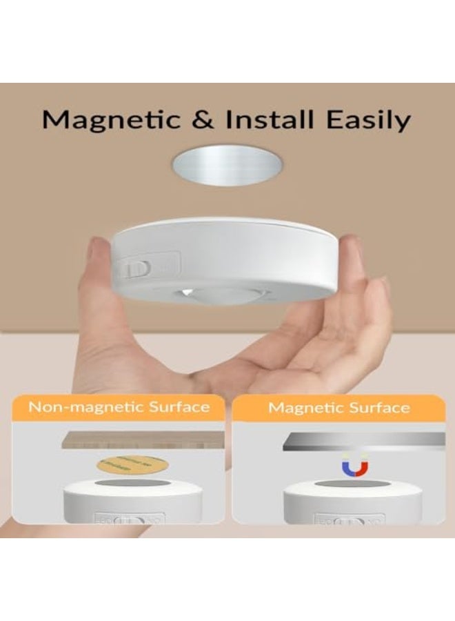 مصابيح LED للخزانة من تونجلو، 3 عبوات من مصابيح USB لاسلكية RGB مع جهاز تحكم عن بعد/مؤقت، 3 ألوان + RGB قابلة للشحن وقابلة للتعتيم، مناسبة للخزائن وخزائن الملابس والمطبخ  - Image 5