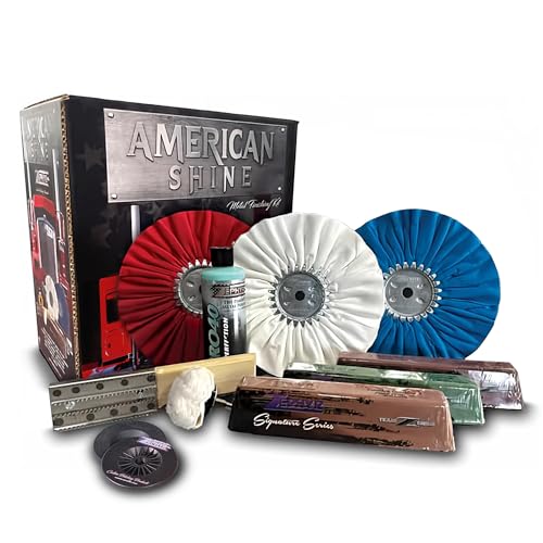 Zephyr American Shine Complete Metal Polishing Kit Aluminum Polishing Kit Made for Deep Restoration of Trailers Wheels Boats More - Image 1