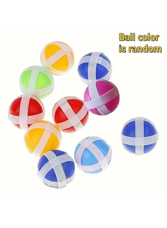8 Sticky Balls Assorted Colors For Indoor Outdoor Play Sports Toys Christmas Gift - Image 3