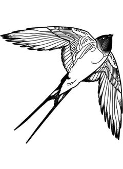 inkbox Inkbox Temporary Tattoos, Semi-Permanent Tattoo, One Premium Easy Long Lasting, Water-Resistant Temp Tattoo with For Now Ink - Lasts 1-2 Weeks, Hirundo, 4 x 4 in  - Image 3