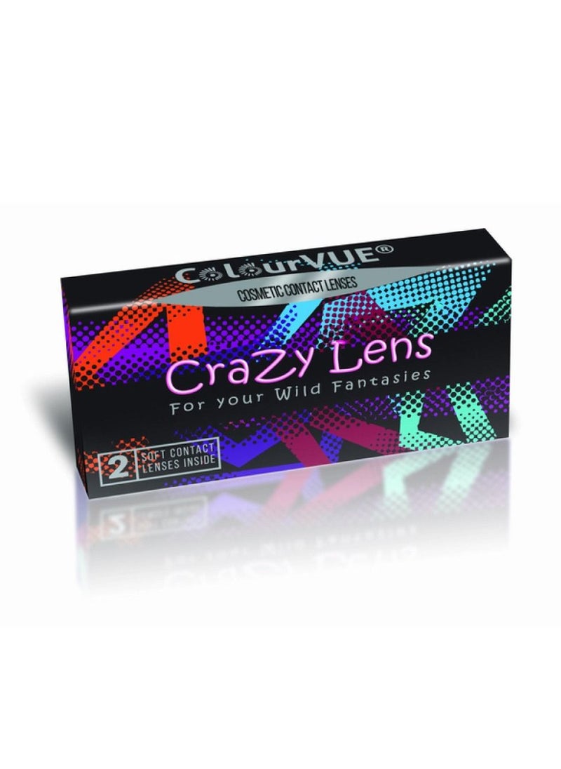 ColourVUE - Colourvue Crazy Lens BLIZZARD One Year Disposable 14 mm Contact Lens - Image 1
