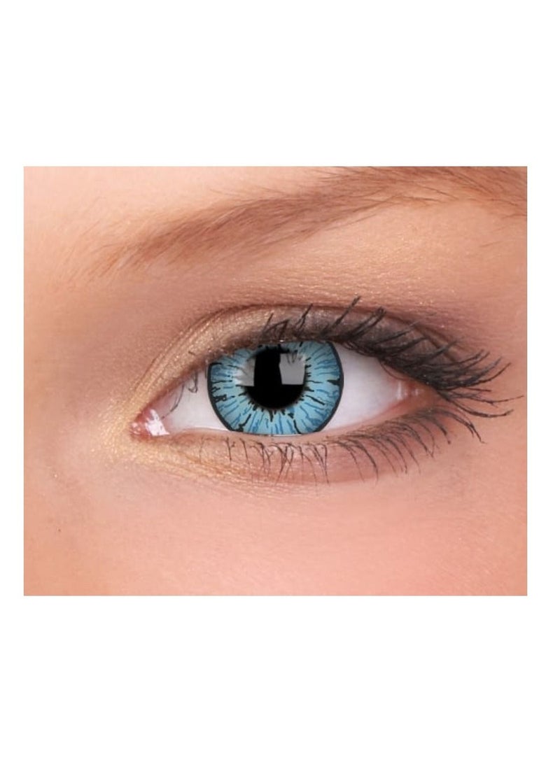ColourVUE - Colourvue Crazy Lens BLIZZARD One Year Disposable 14 mm Contact Lens - Image 1