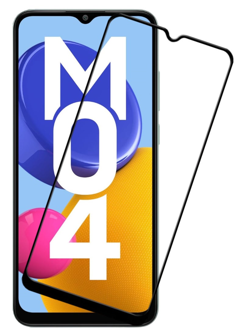 ACLIX Antistatic ESD Dustproof Premium Quality High Definition Tempered Glass Screen Protector Designed For Samsung Galaxy M04 - Image 1