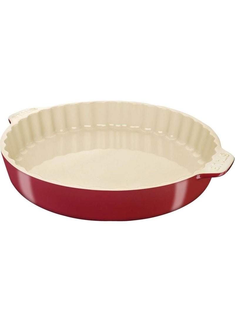 STAUB Ceramique Pie Pan Ceramic 30 Cm Cherry  - Image 1