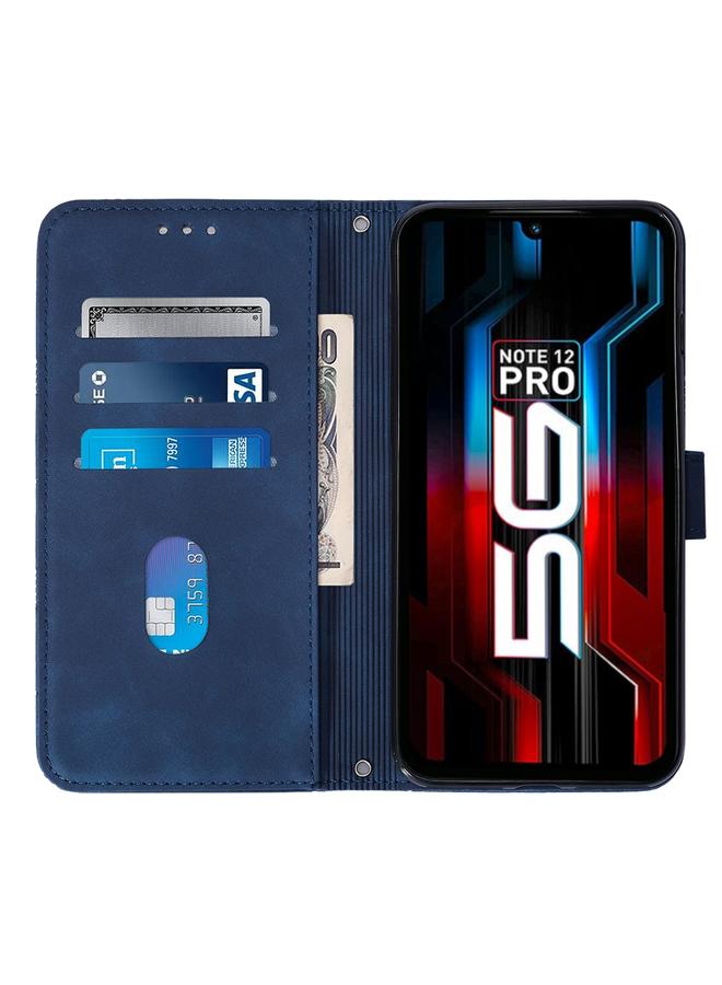 S-TOP Case For Infinix Note 12 Pro 5G Crossbody 3D Embossed Flip Leather Phone Case - Image 3