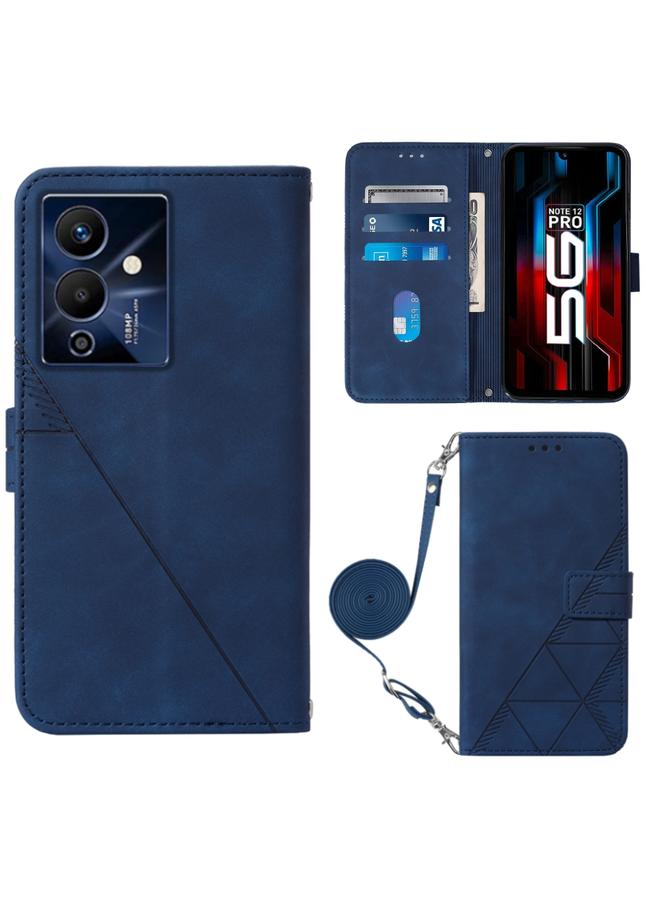 S-TOP Case For Infinix Note 12 Pro 5G Crossbody 3D Embossed Flip Leather Phone Case - Image 1
