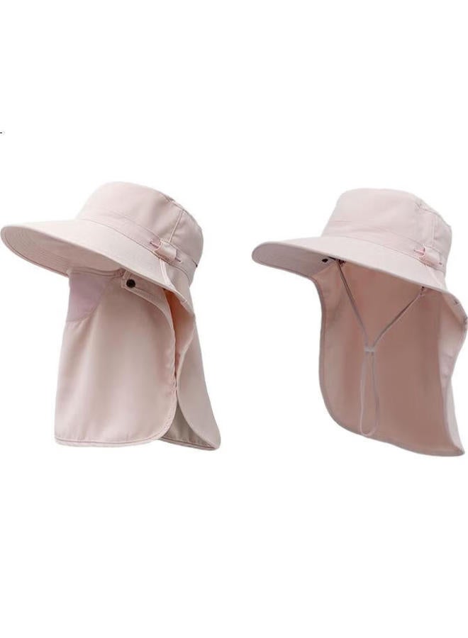 Yuzhaolin Sun Protection Hat For Women, Uv50+, Summer Fisherman Hat, Neck And Cervical Protection, Outdoor Sports Sun Hat, Full Face Coverage, Uv Protection - Image 3