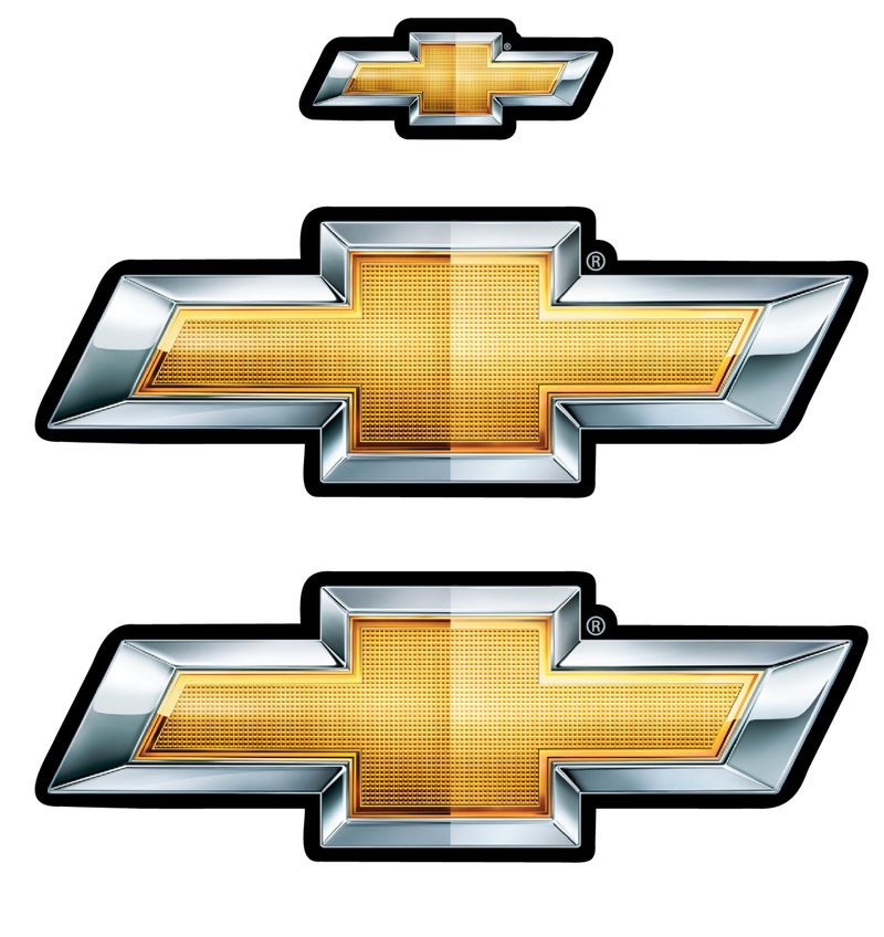 Chroma Chroma Graphics 6173 Chevrolet Bowties Holographic Stick Onz Decal - Image 2