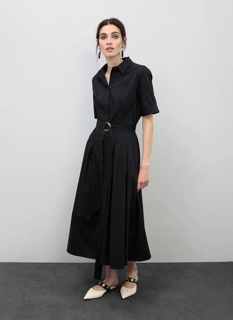 Lola Casademunt Flared Midi Skirt Dress