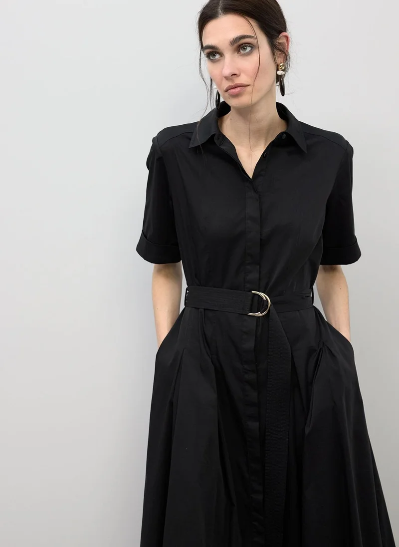 Lola Casademunt Flared Midi Skirt Dress