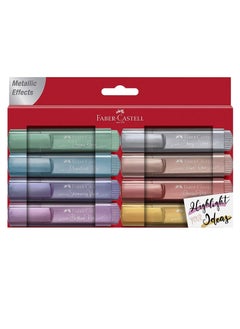 FABER-CASTELL 8-Piece Metallic Colour Highlighters Multicolour  - Image 1