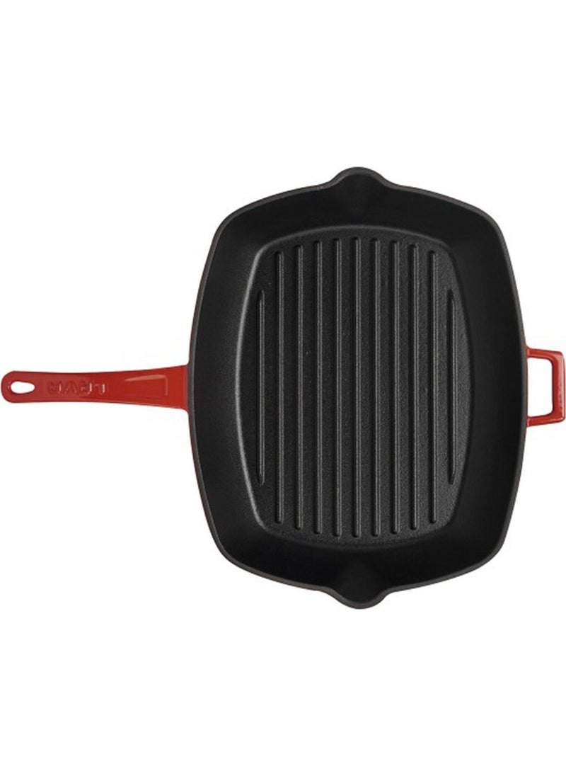 Lava Grill Grill Pan Red 20X20 Metal Handle  - Image 2