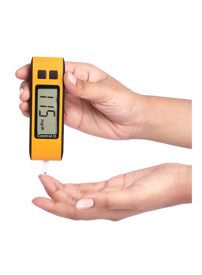 Control D Orange 10 Strips & Glucometer - Image 4