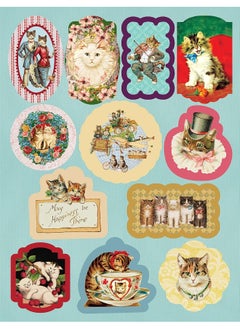 Cynthia Hart's Victoriana Cats: 12 Wrapping Papers and Gift Tags  - Image 2