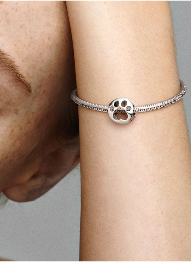 Chomel - 925 Sterling Silver Paw Charm for Pandora Moments Women's Bracelet 798869C00 - Image 1