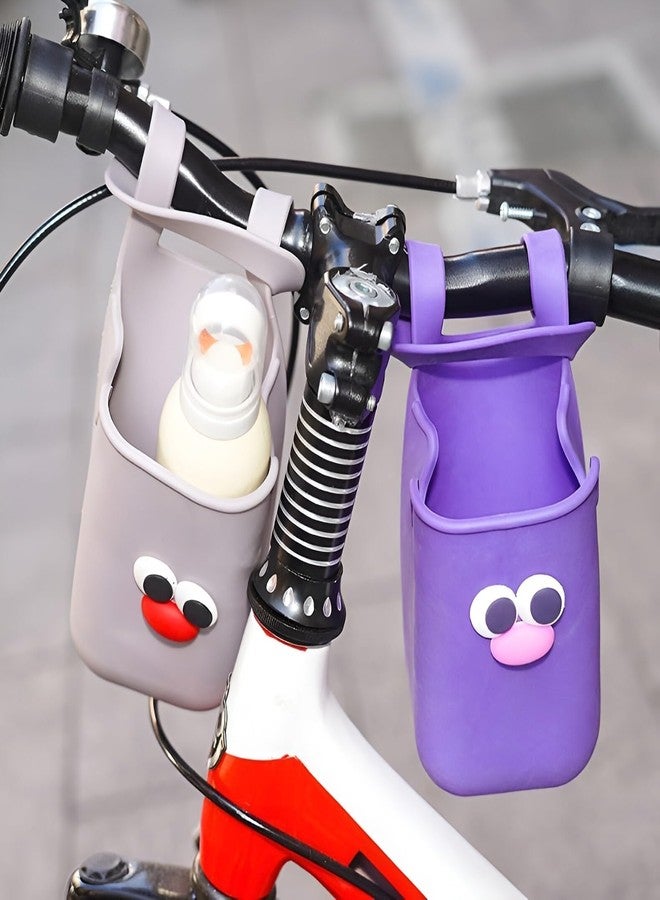 JIGVA Multifunctional Silicone Cup Holder for Baby Carriage & Stroller | Portable Bottle Holder for Bicycle, Wheelchair, Pool Armrest | Flexible Drink Holder (Pack of 1) - Image 1