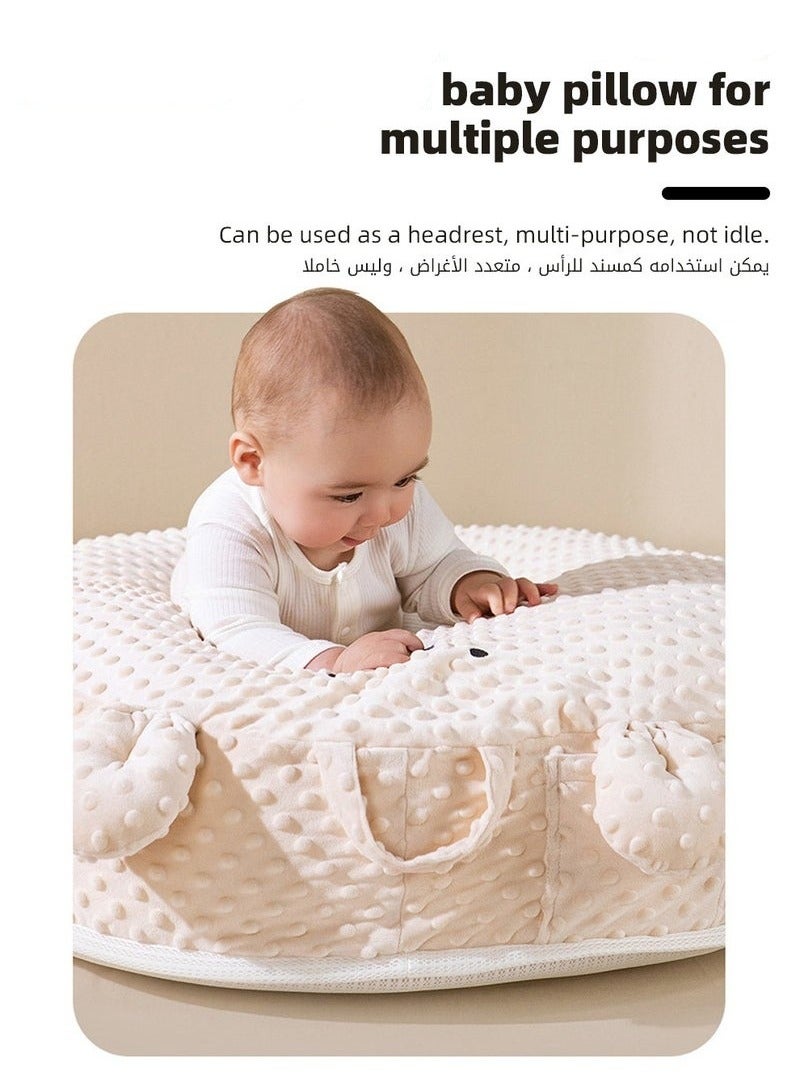 ميكسد وسائد إرضاع الطفل للرضاعة الطبيعية، وسائد دعم الرضاعة متعددة الوظائف للرضع، وسائد دعم الرضاعة للرضع، متكأ الطفل المضاد للارتجاع من الجانبين، عش نوم الطفل القابل للإزالة، حصيرة منحدر لمنع التقيؤ - Image 3