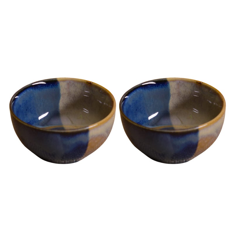 Kunhar Ceramic Bowl - 250 ML, 2 Pieces Pickled Bluewood - Image 1
