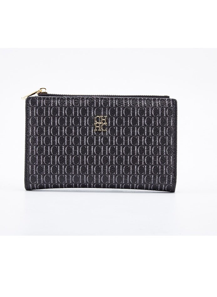 Generic - Stylish and simple multi-card slot wallet, lightweight and smooth zippered advanced card holder - Image 1