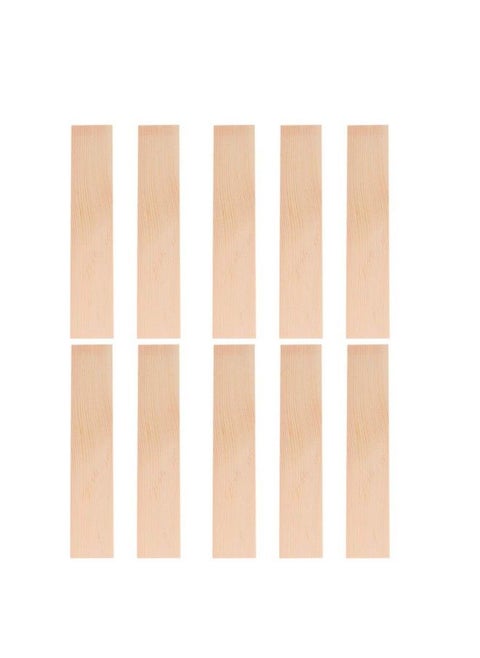 10Pcs Rectangle Wood Boards Unfinished Wood Boards Sheets Carving Blocks For Arts Craft Painting 4X20Cm