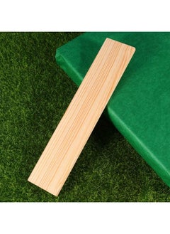 EXCEART 10Pcs Rectangle Wood Boards Unfinished Wood Boards Sheets Carving Blocks For Arts Craft Painting 4X20Cm  - Image 3