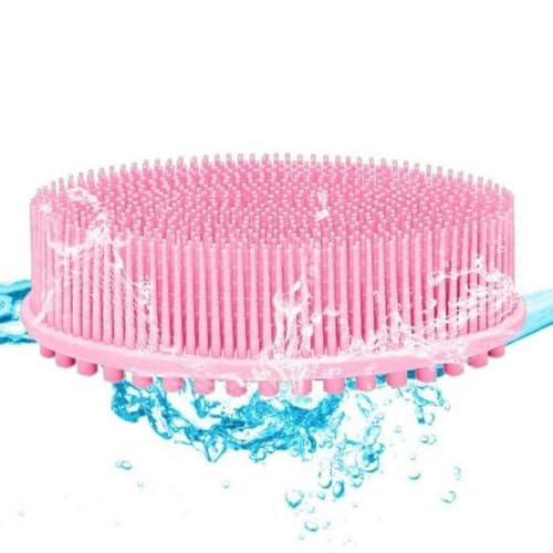 Eitheo Baby Silicone Shower Brush | Silicone Bath Scrubber for Skin Exfoliation | Scalp & Body Scrubber | (2.5 Inch/6.5 CM) - Image 5