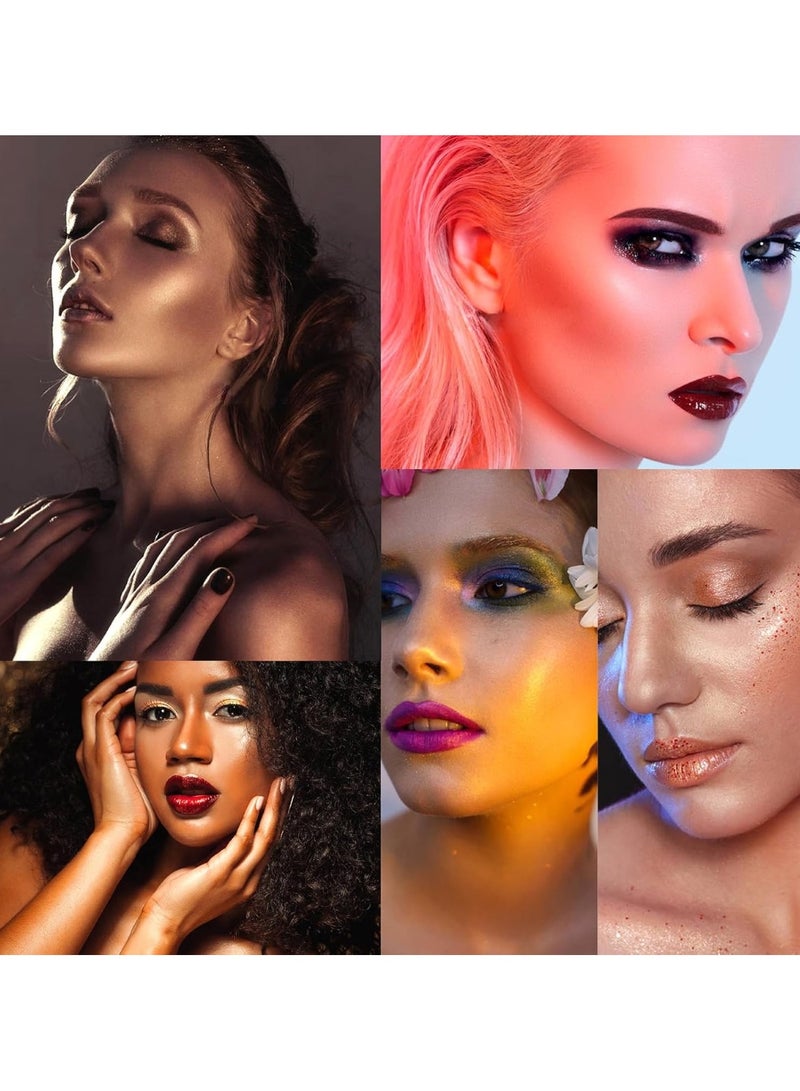 Huitich High Gloss Glitter Body Bronzer Spray Brightening Shimmer Powder (Shade 02) - Image 3