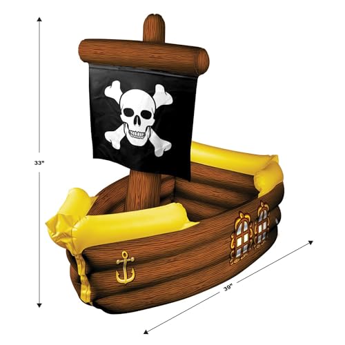 Beistle Inflatable Pirate Ship Cooler - Image 3