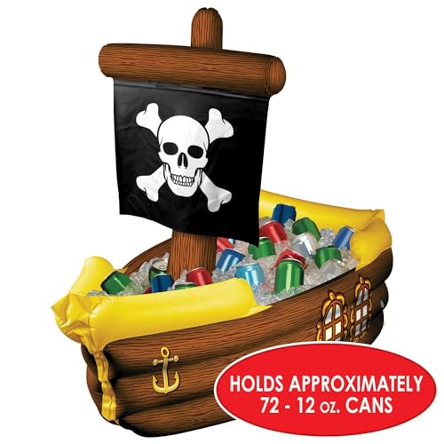 Beistle Inflatable Pirate Ship Cooler - Image 4