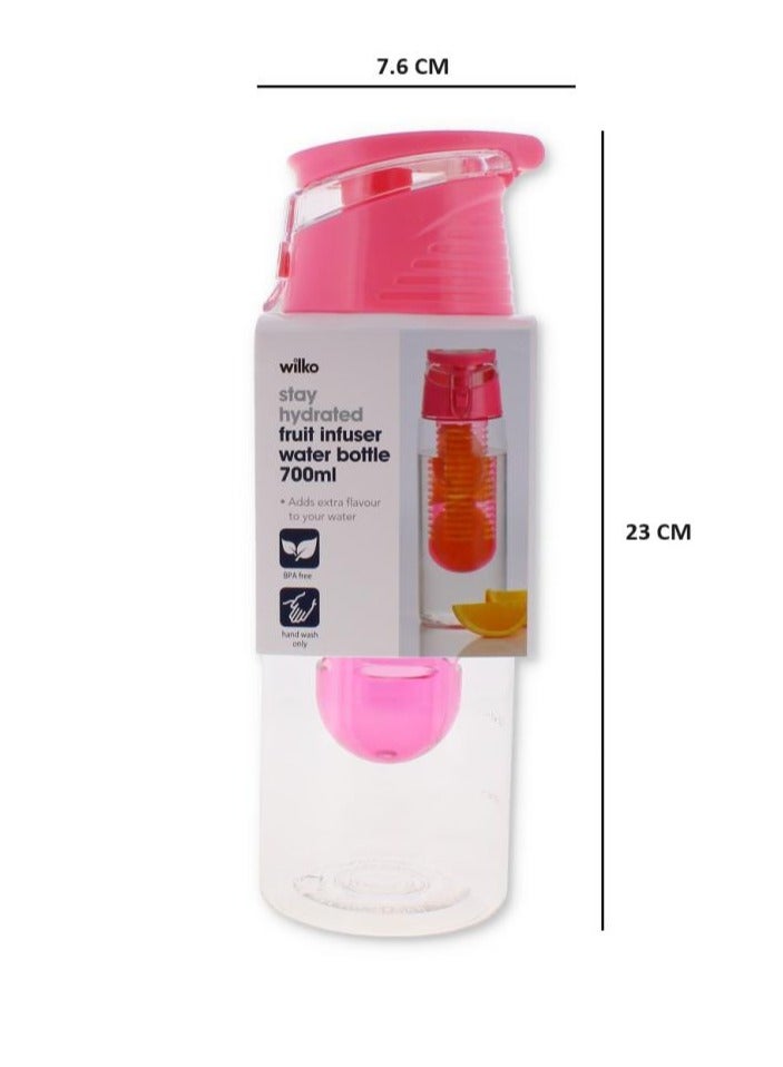 Fruit infuser water bottle