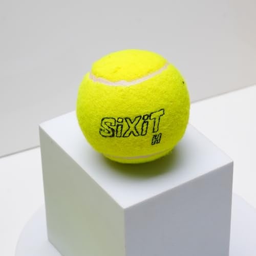 Sixit Heavy Tennis Ball (HTB) – Pack of 6, Green Colour - Image 3