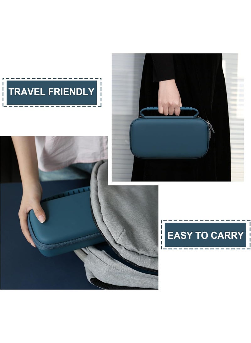 حقيبة صلبة لحماية جهاز البخار المحمول – جراب حمل مزود بجيب شبكي للإكسسوارات، مناسب للاستخدام المنزلي والسفر - Image 3