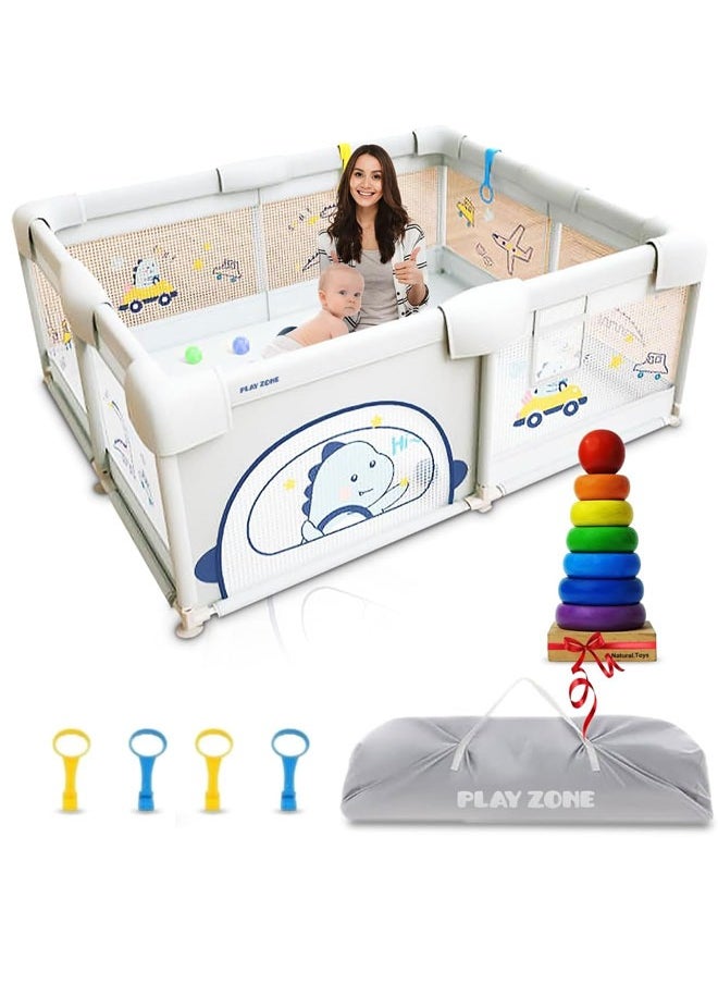 Berma Baby - Anti-Slip Base, Sturdy Baby Playpen For Toddler With  2 Handle Loops, 150 X 200 CM - Image 1
