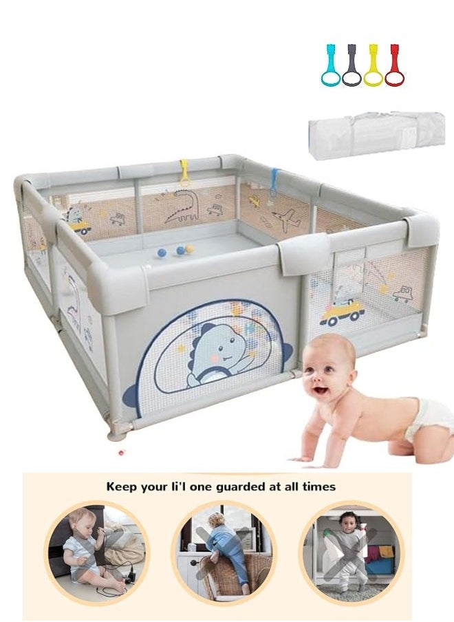 Berma Baby - Anti-Slip Base, Sturdy Baby Playpen For Toddler With  2 Handle Loops, 150 X 200 CM - Image 1