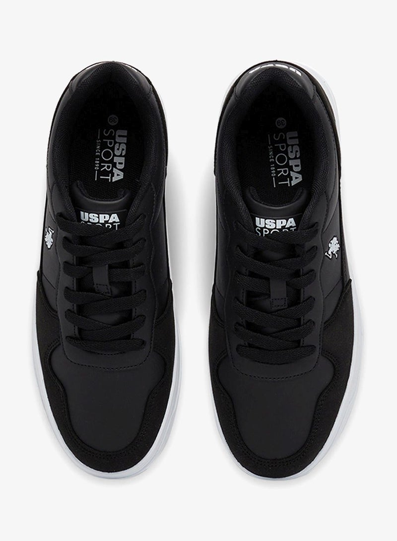 U.S. Polo Assn. Women's Black Low-Top Sneakers - High-Quality Sole for Everyday Look Shoes - Image 4