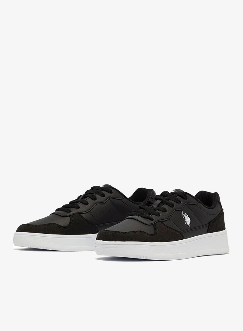 U.S. Polo Assn. Women's Black Low-Top Sneakers - High-Quality Sole for Everyday Look Shoes - Image 2