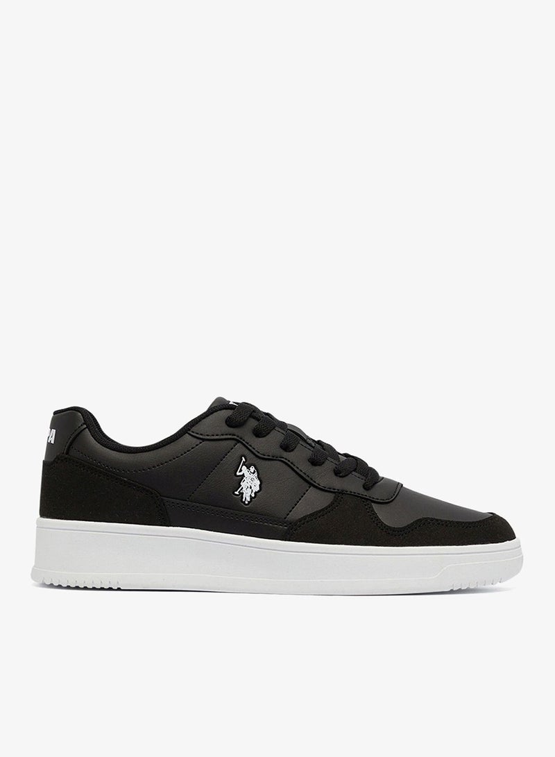 U.S. Polo Assn. Women's Black Low-Top Sneakers - High-Quality Sole for Everyday Look Shoes - Image 1