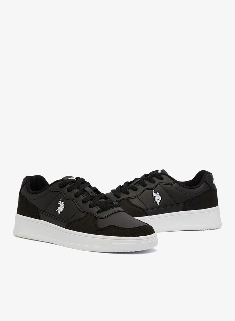 U.S. Polo Assn. Women's Black Low-Top Sneakers - High-Quality Sole for Everyday Look Shoes - Image 3