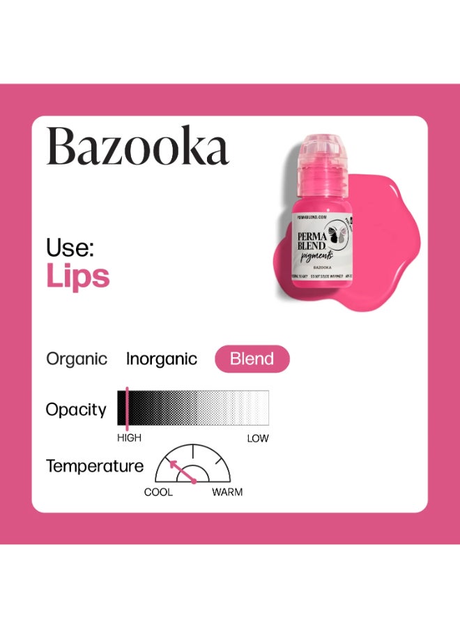 Perma Blend صبغة شفاه بازوكا | تدوم طويلاً واحترافية Pbbzk1/2 - Image 2