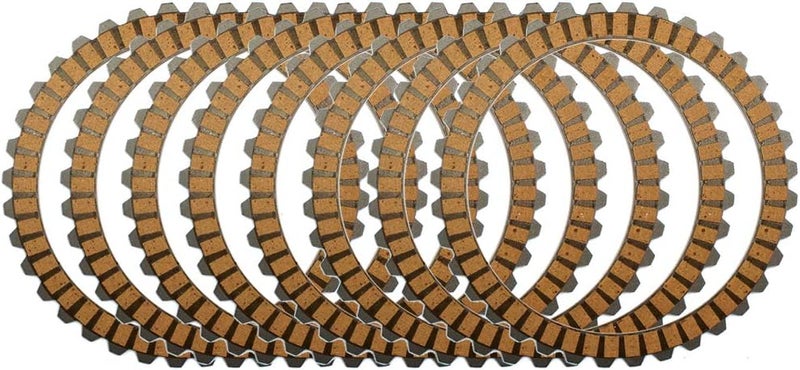 Road Passion Clutch Friction Plates 8 pcs for Harley XL883 Sportster 883 / XL1200 Sportster 1200
