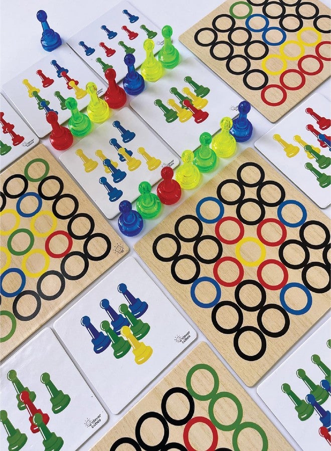 Clever Cubes Playful Skittles Educational Games for 2 to 4 Year Old Kids. Perfect for Birthday Return Gifts. Activity Games., Multicolor - Image 5