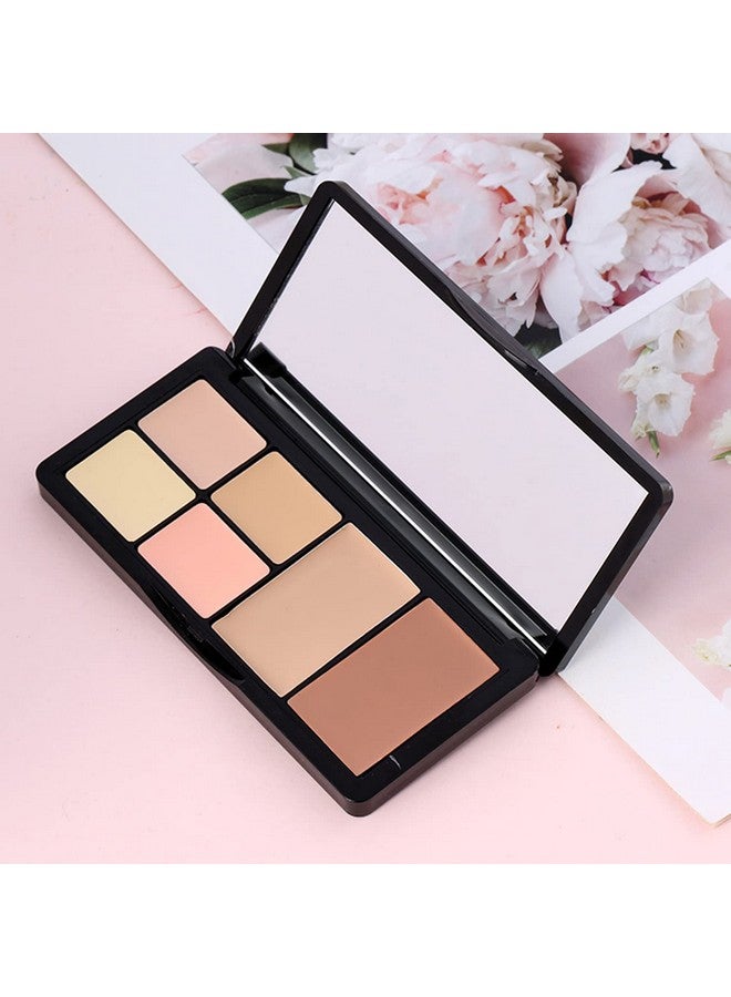 BliBling Concealer Contour Palette, 6 In 1 Color Correcting Concealer Contour Makeup Palette, Contouring Foundation Highlighting Makeup Kit for Dark Circles, Blemish With 2 Packs Brush (2#) - Image 5