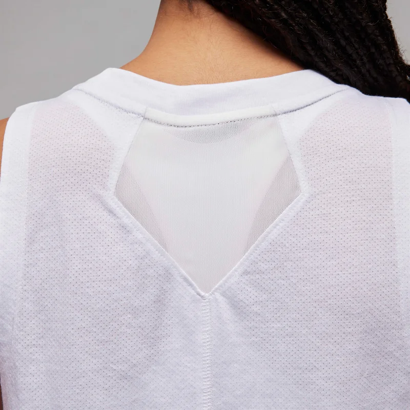 Jordan White Women's Sport Diamond Tank Top for Women | Best Price UAE