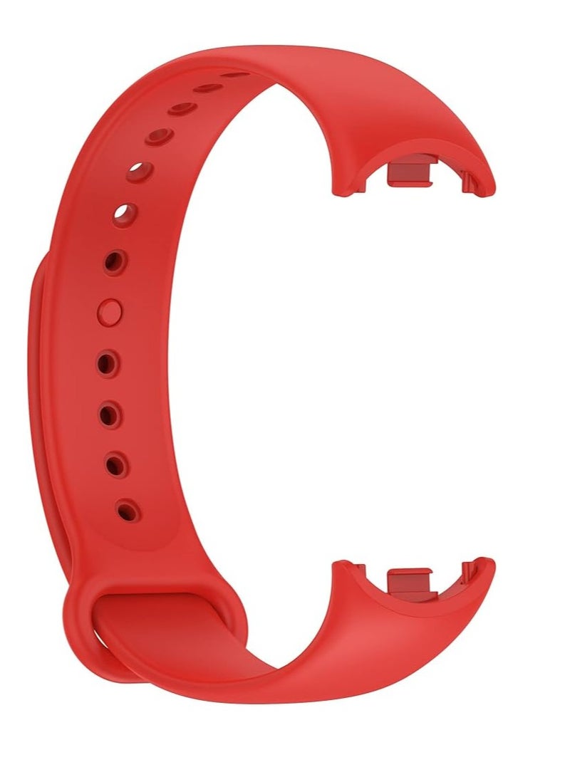 Band Compatible with Xiaomi Mi band 9 / Xiaomi Mi band 8 Replacement Band, Silicone Skin-Friendly Wrist Strap Adjustable Sports Wristbands for Women Men Xiaomi Band 8/9 Bracelets - Image 2