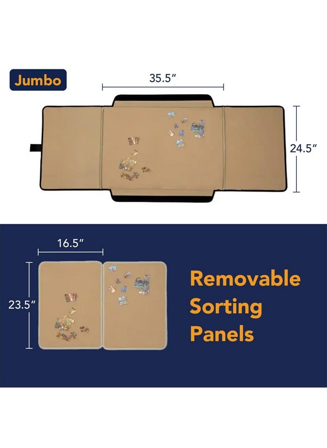 Bits and Pieces Bits and Pieces - 1500 Piece Size Porta-Puzzle Jigsaw Caddy - Puzzle Accessories - Puzzle Table - 24½" X 35½"  - Image 2