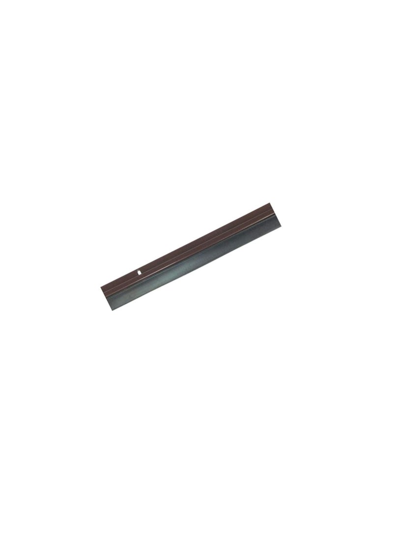 Door Bottom Brush & Rubber Seal with Screw for Exterior/Interior Doors, Insulation Door Seal Sound Proof Under Door Draft Blocker- Keeping Noise Repellent & Dust (100cm, Rubber Brown)  - Image 2